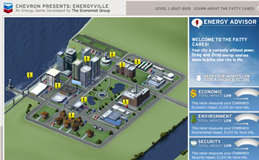SimCity Energy Game Chevron